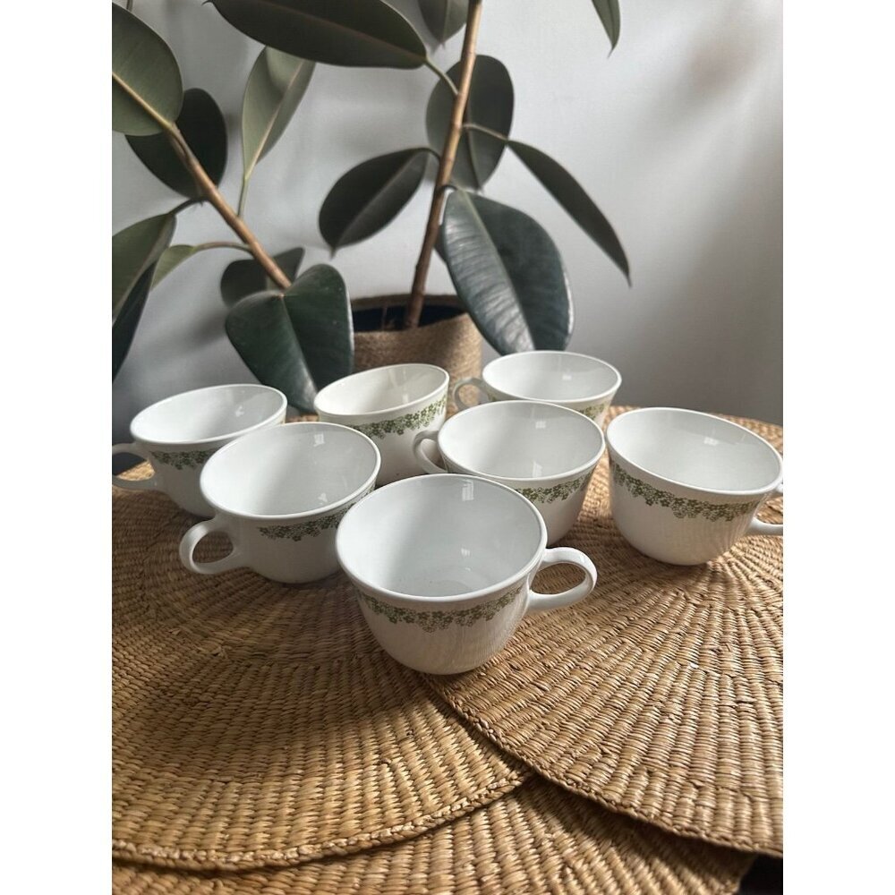 8 piece Corelle Livingware by Corning tea cup set - Picture 2 of 9